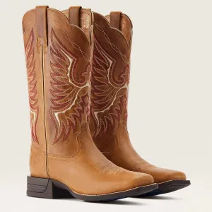 Women's Rockdale Western Boot In Almond
