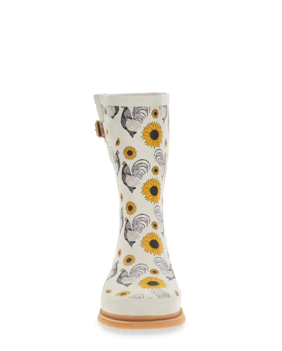 Women's Rooster Rise Mid Rain Boot  Sunflower Style Meets Waterproof Comfort