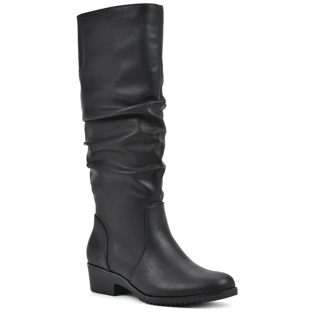 Womens Round Toe Tall Knee-High Boots