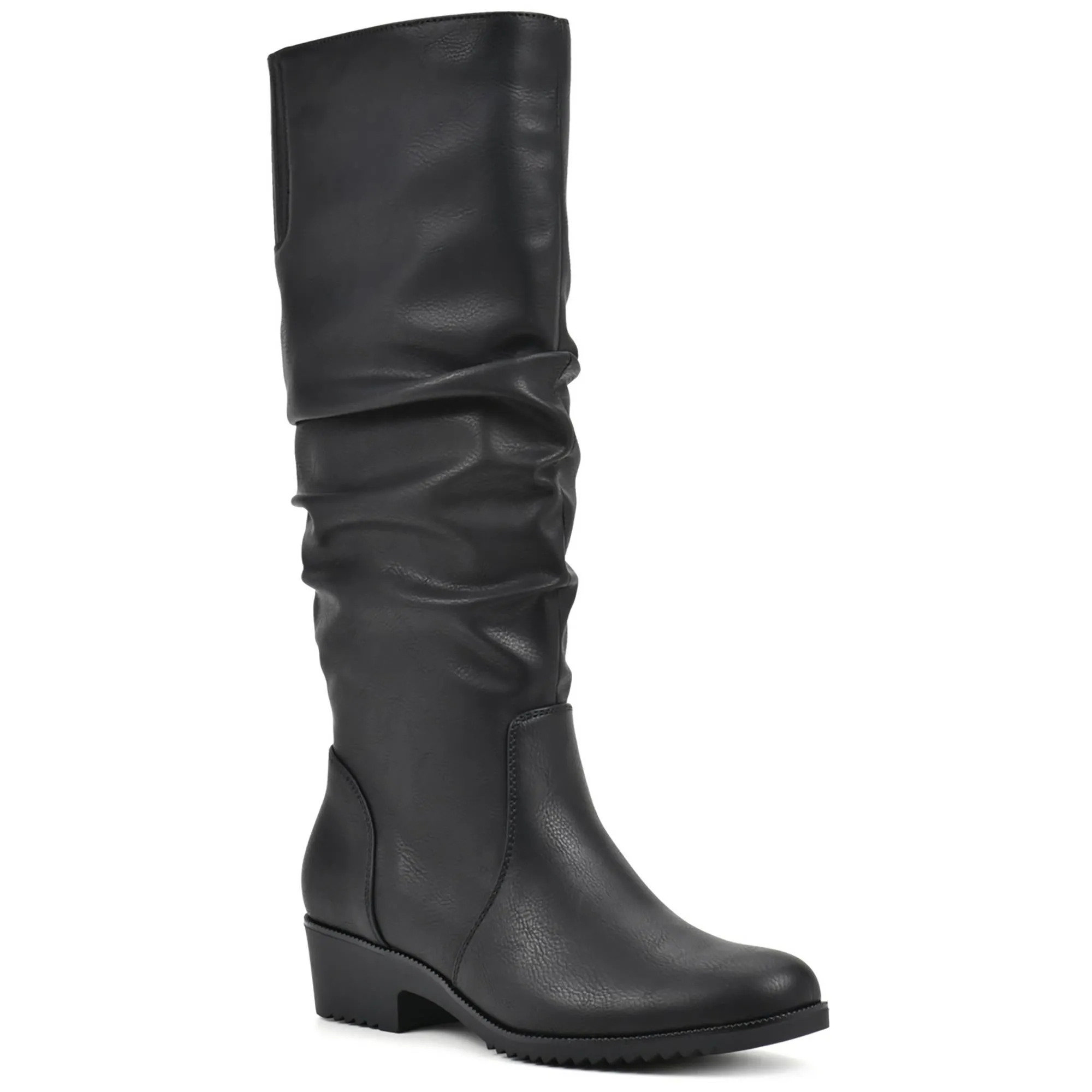 Womens Round Toe Tall Knee-High Boots