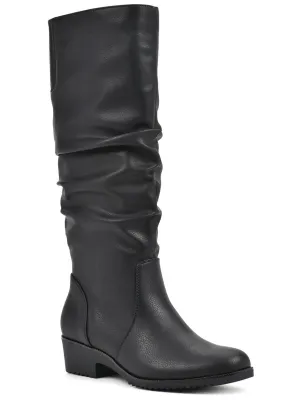Womens Round Toe Tall Knee-High Boots