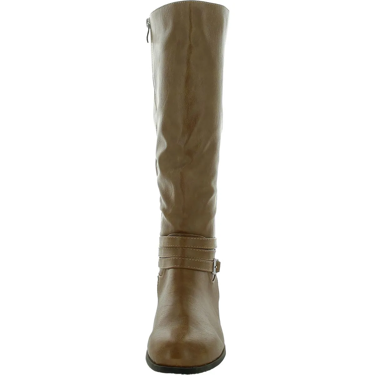 Womens Slip On Tall Knee-High Boots