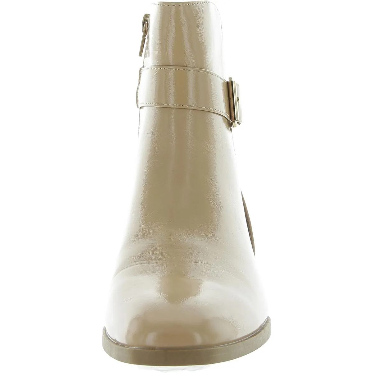 Womens Slip On Zip Up Ankle Boots