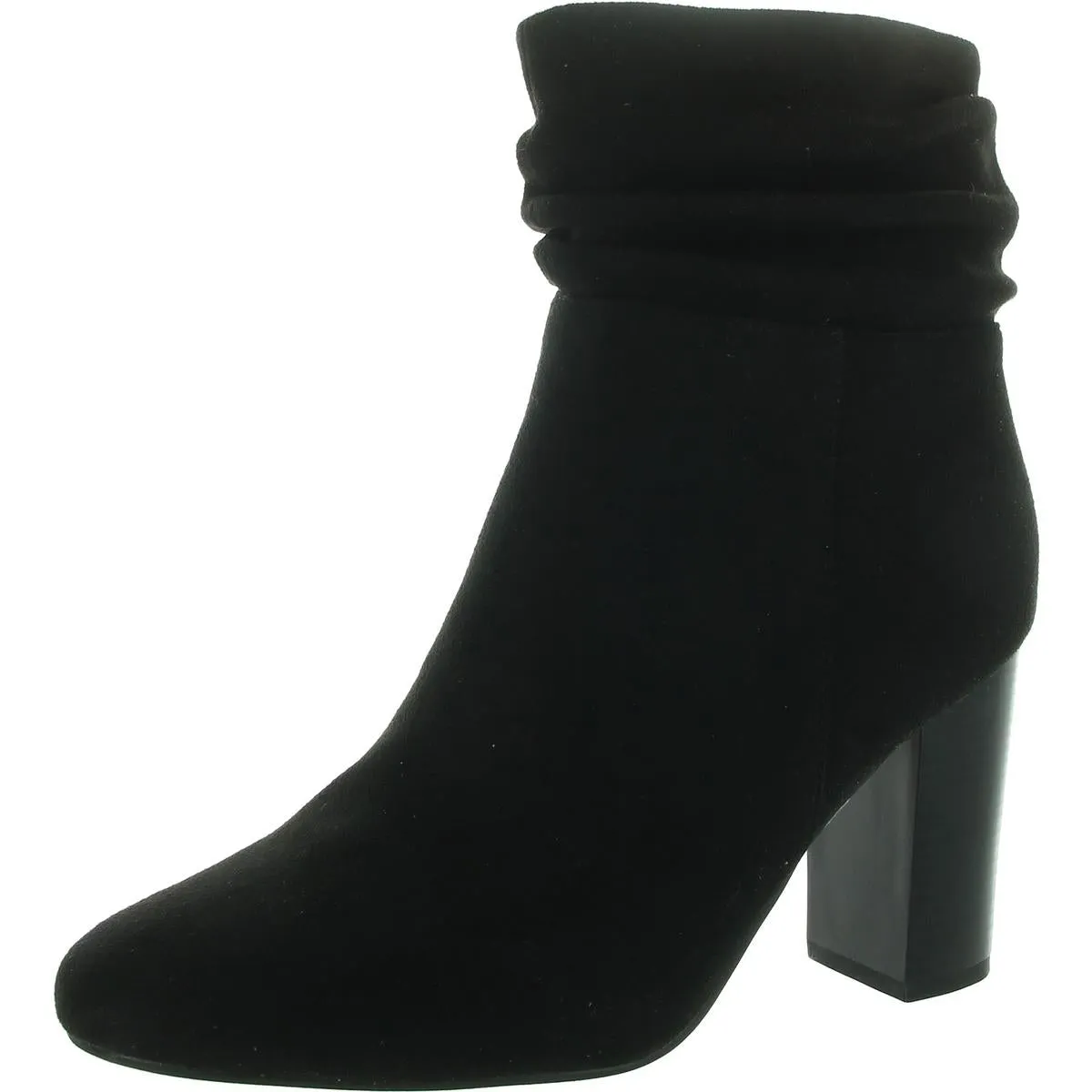 Womens Slouchy Faux Suede Booties