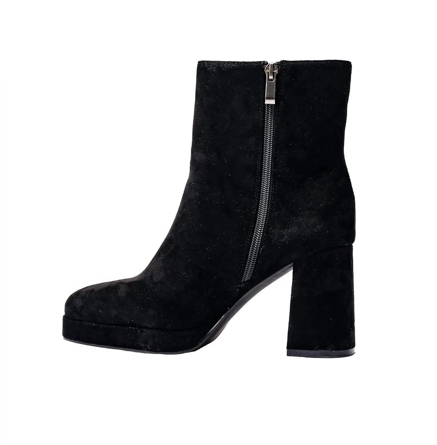 Women's Slug Bug Boots In Black Suede