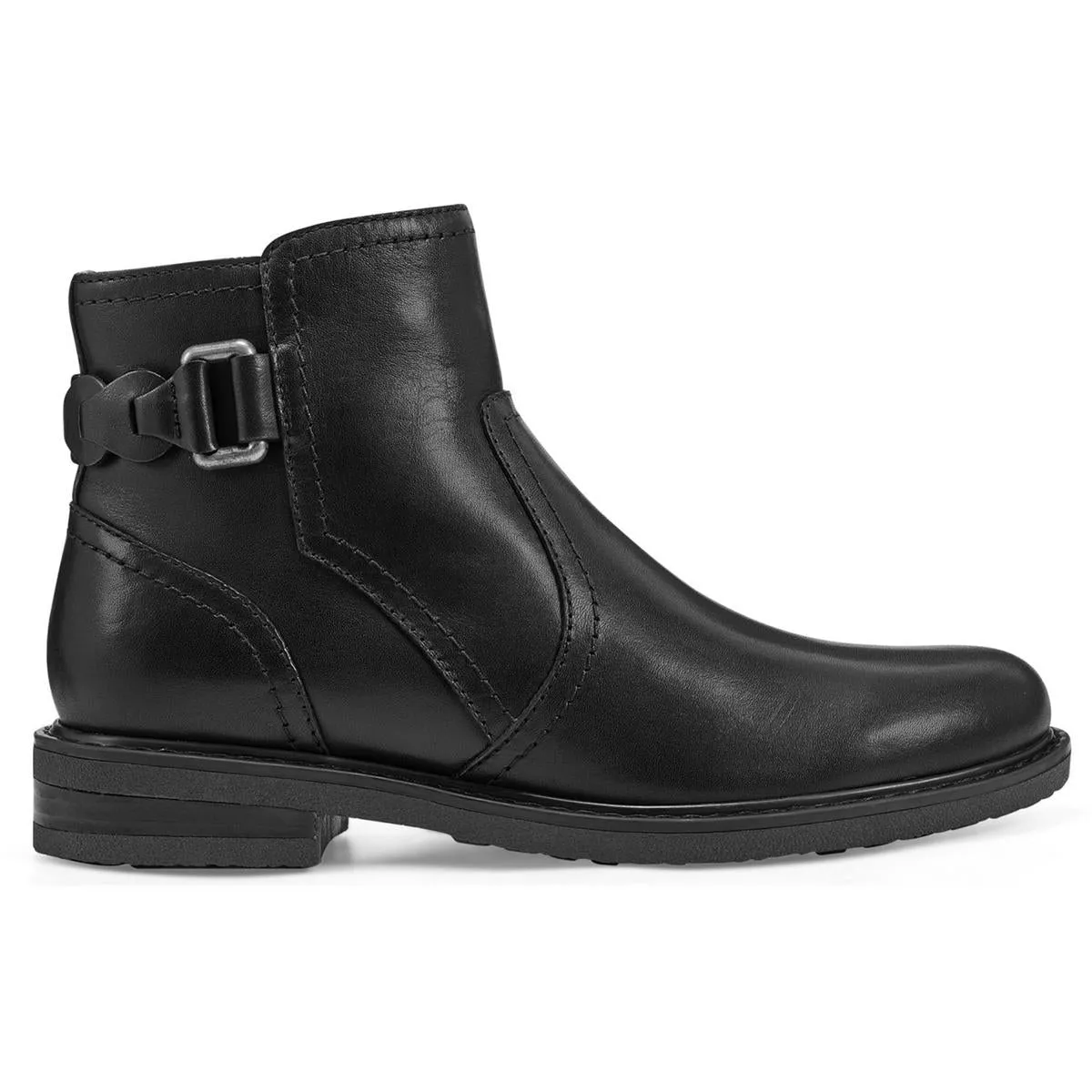 Womens Solid Man Made Ankle Boots
