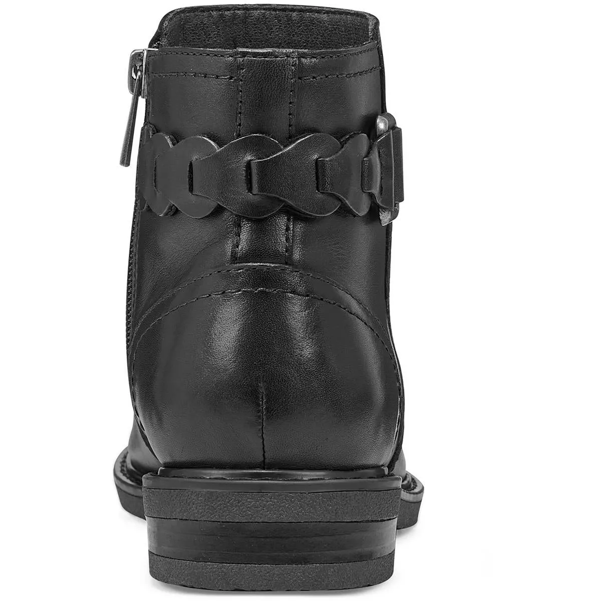 Womens Solid Man Made Ankle Boots