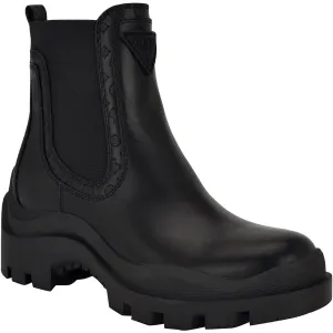 Womens Solid Man Made Motorcycle Boots