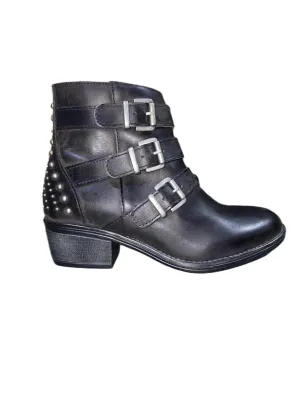 Women's Sparta Moto Boots In Black