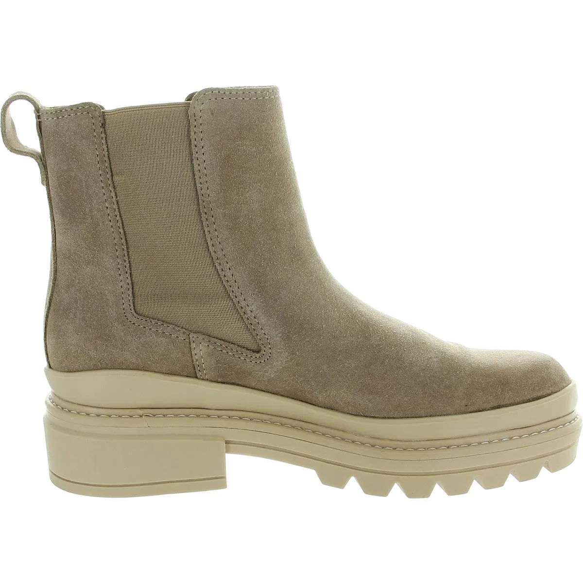Womens Stretch Leather Chelsea Boots