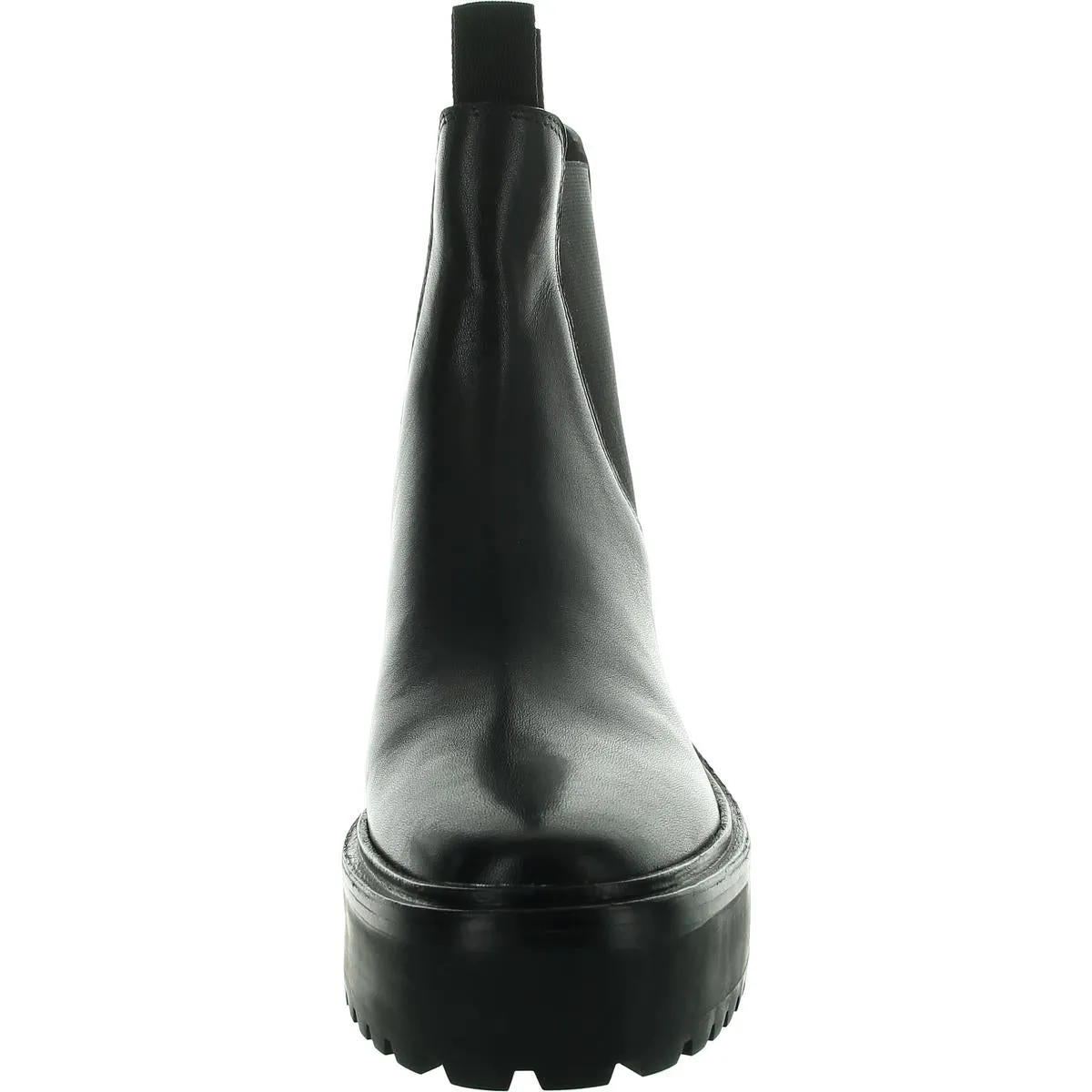 Womens Stretch Leather Chelsea Boots