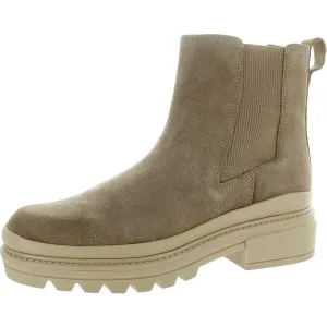 Womens Stretch Leather Chelsea Boots