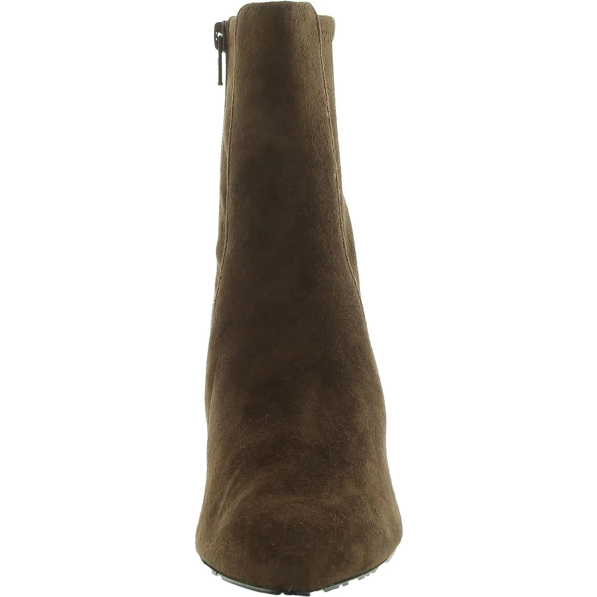 Womens Suede Almond Toe Ankle Boots