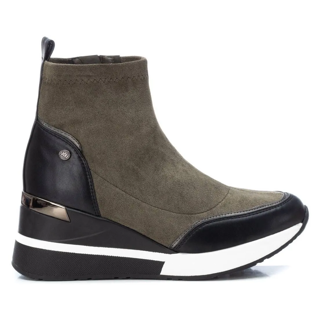 Women's Suede Wedge Booties By XTI