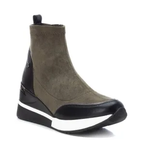 Women's Suede Wedge Booties By XTI