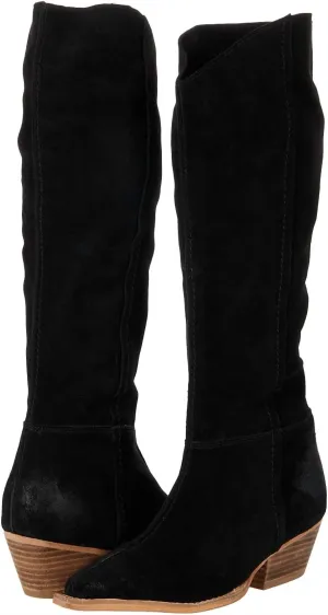 Women's Sway Low Slouch Boot Western In Black