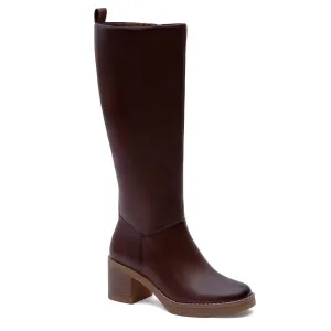Women's Tall Riding Boots In Brown