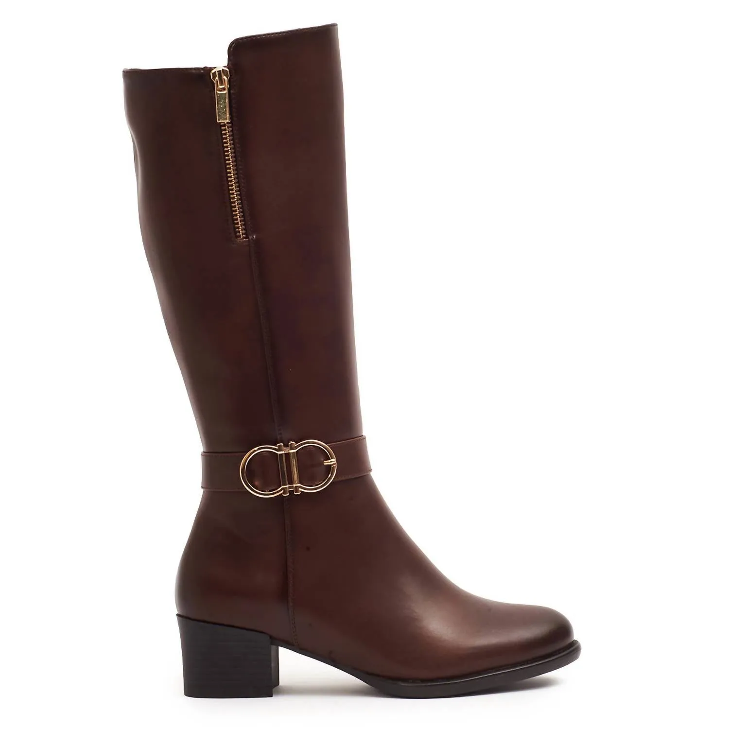 Women's Tall Riding Boots In Brown
