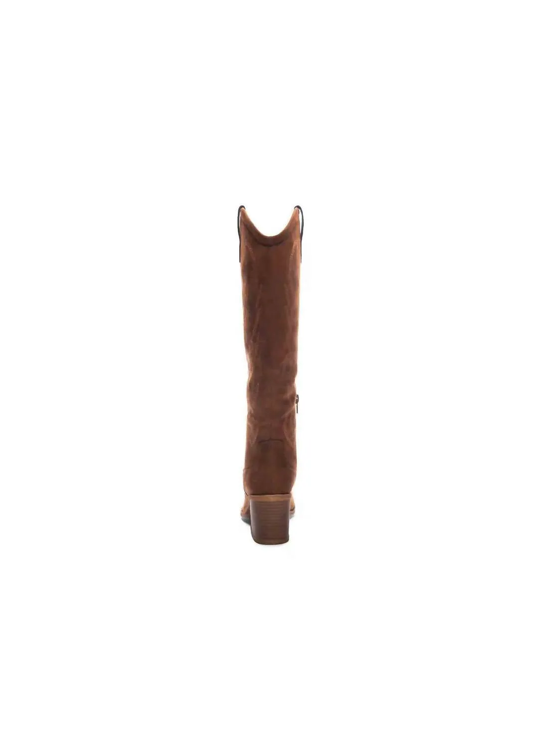 Women's Upwind Western Boot In Chocolate Suede
