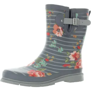 Womens Waterproof Polyester Rain Boots