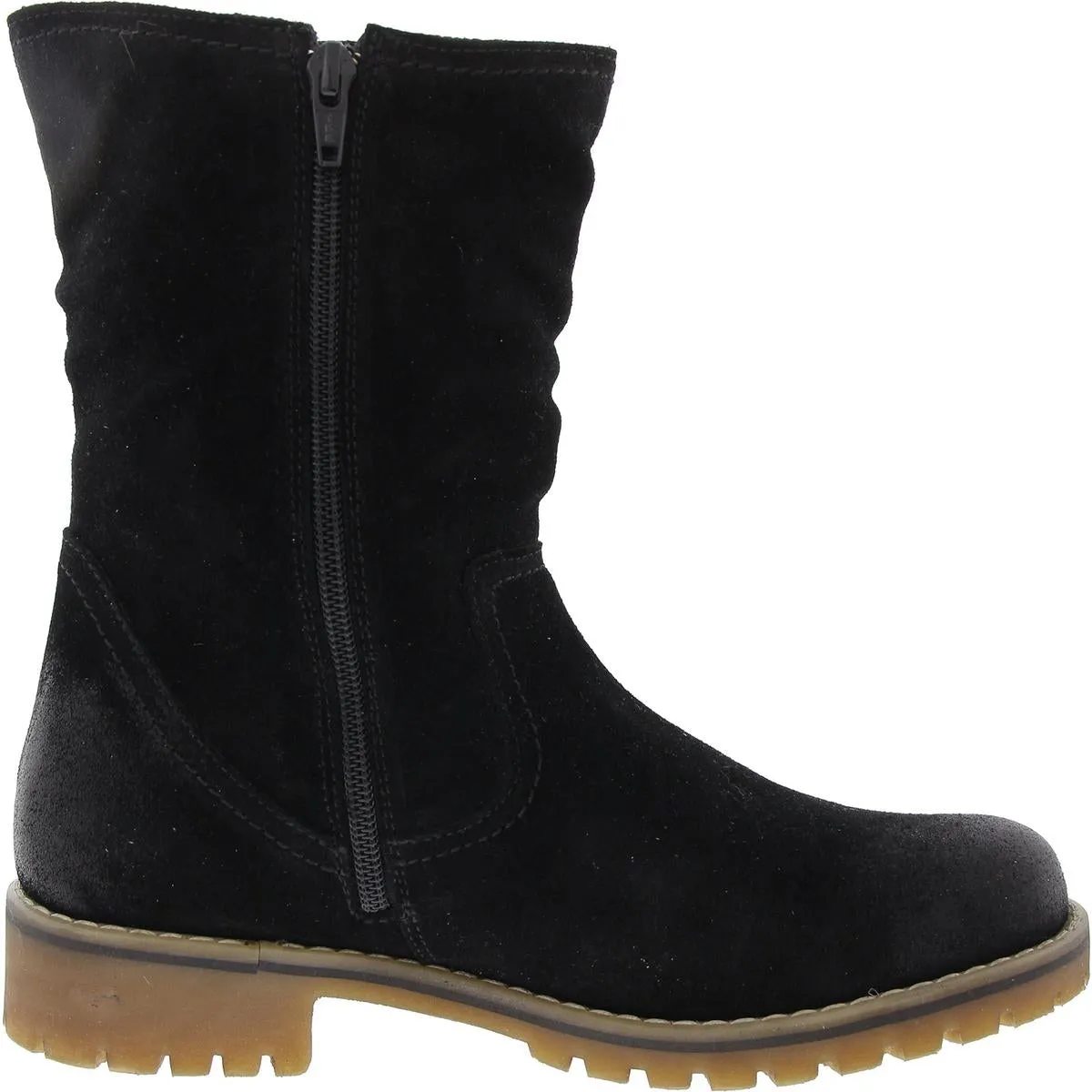 Womens Zipper Ankle Boots