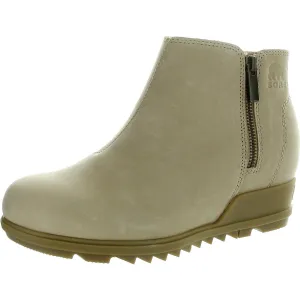 Womens Zipper Ankle Boots