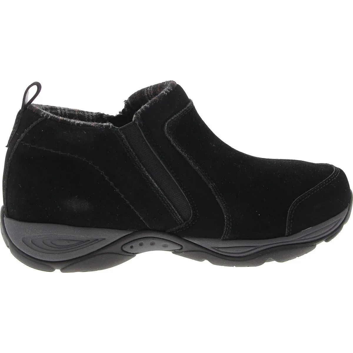 Womens Zipper Leather Booties