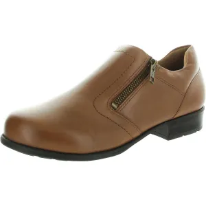 Womens Zipper Leather Shooties