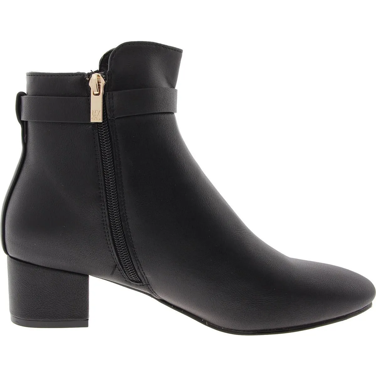 Womens Zipper Manmade Ankle Boots