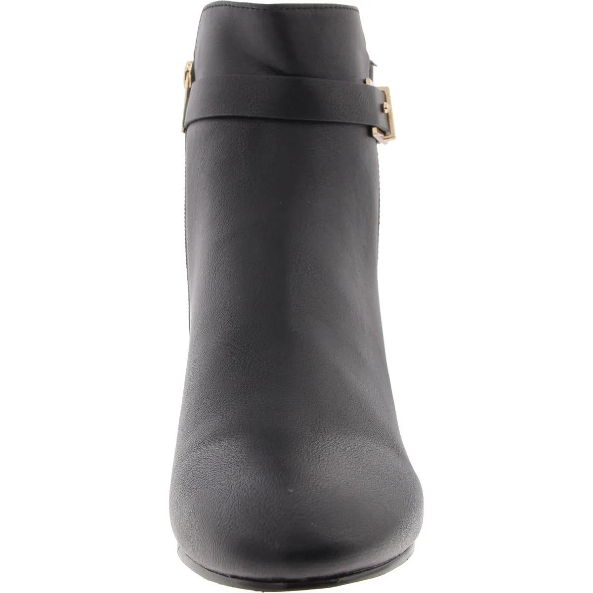 Womens Zipper Manmade Ankle Boots