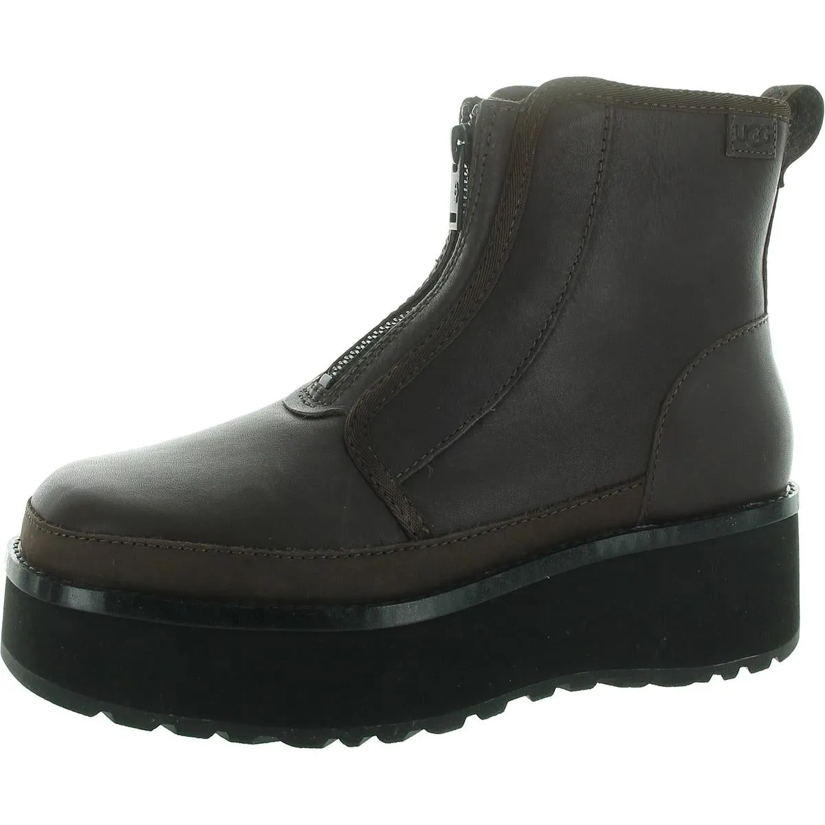 Womens Zipper Mid-Calf Boots