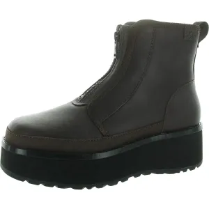 Womens Zipper Mid-Calf Boots
