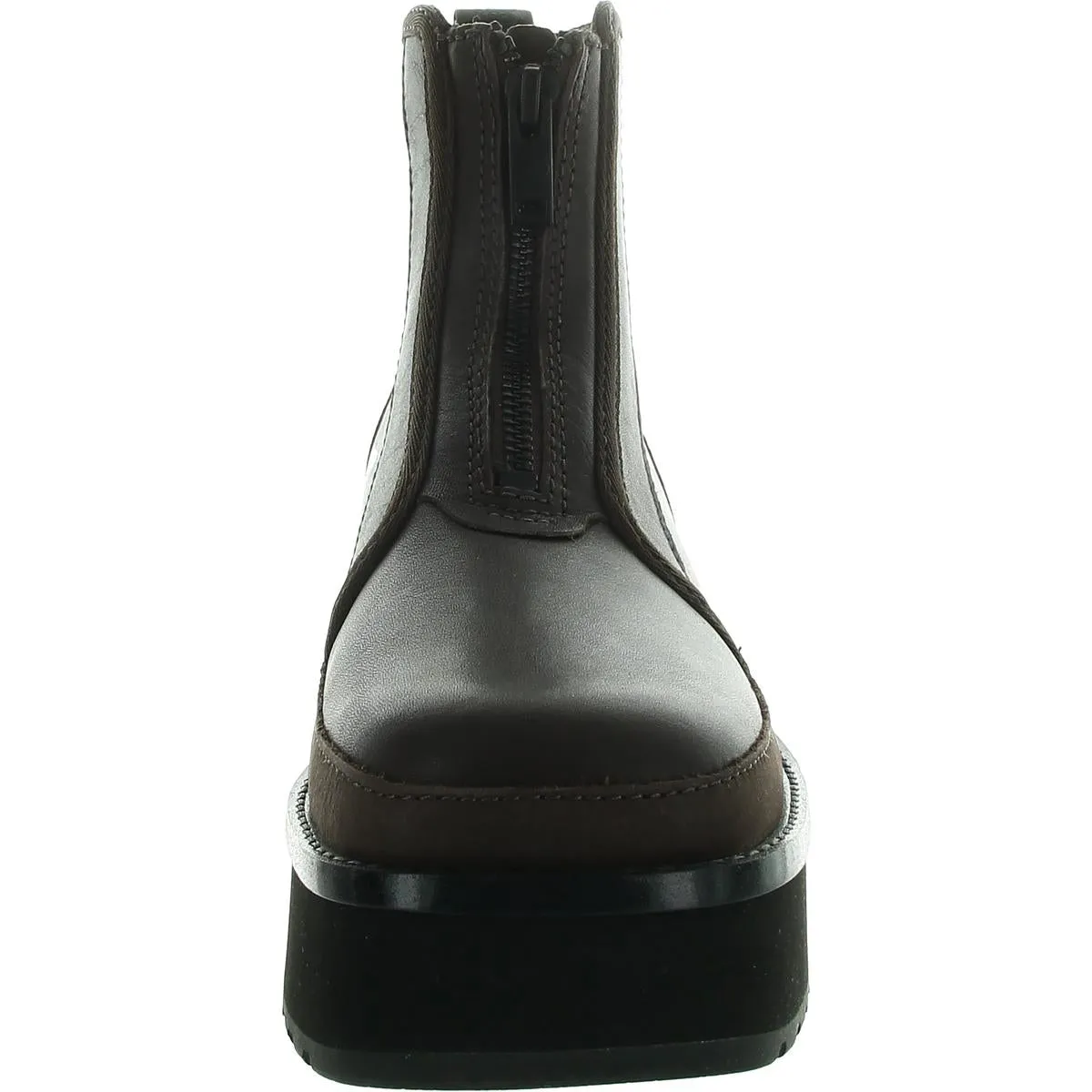 Womens Zipper Mid-Calf Boots
