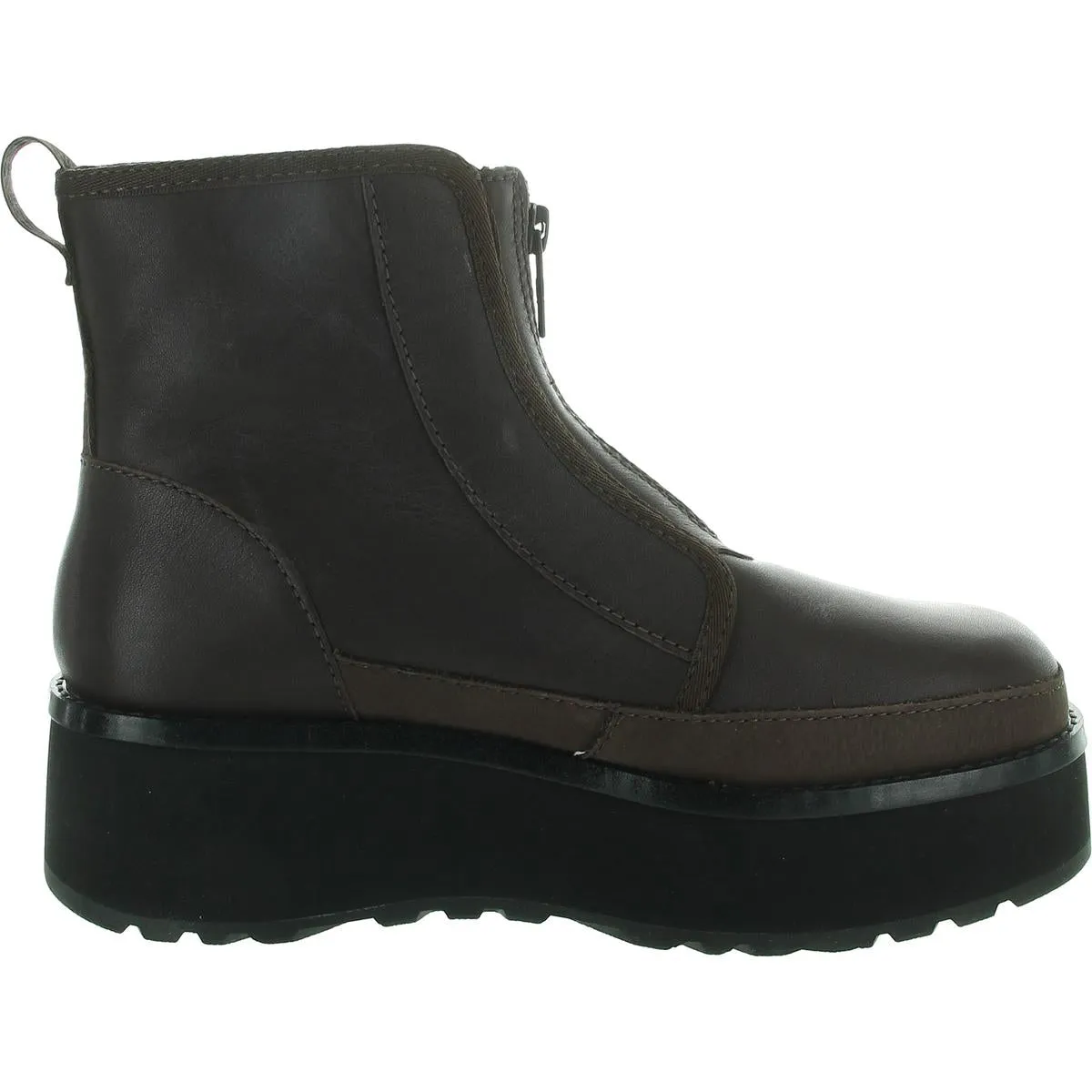 Womens Zipper Mid-Calf Boots