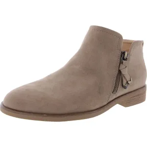 Womens Zipper Nubuck Shooties