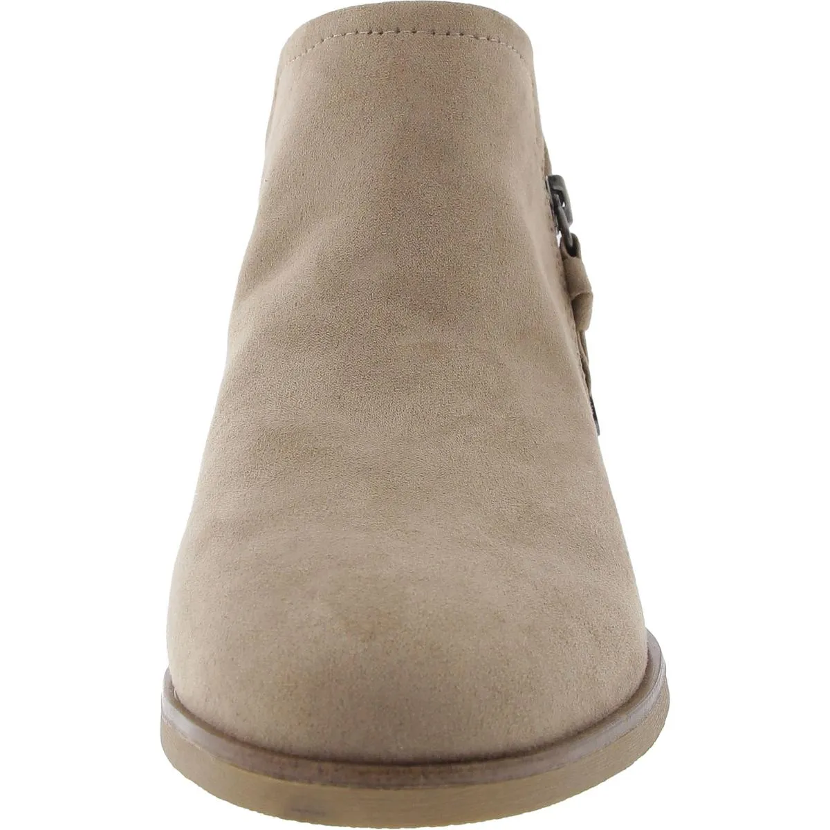 Womens Zipper Nubuck Shooties