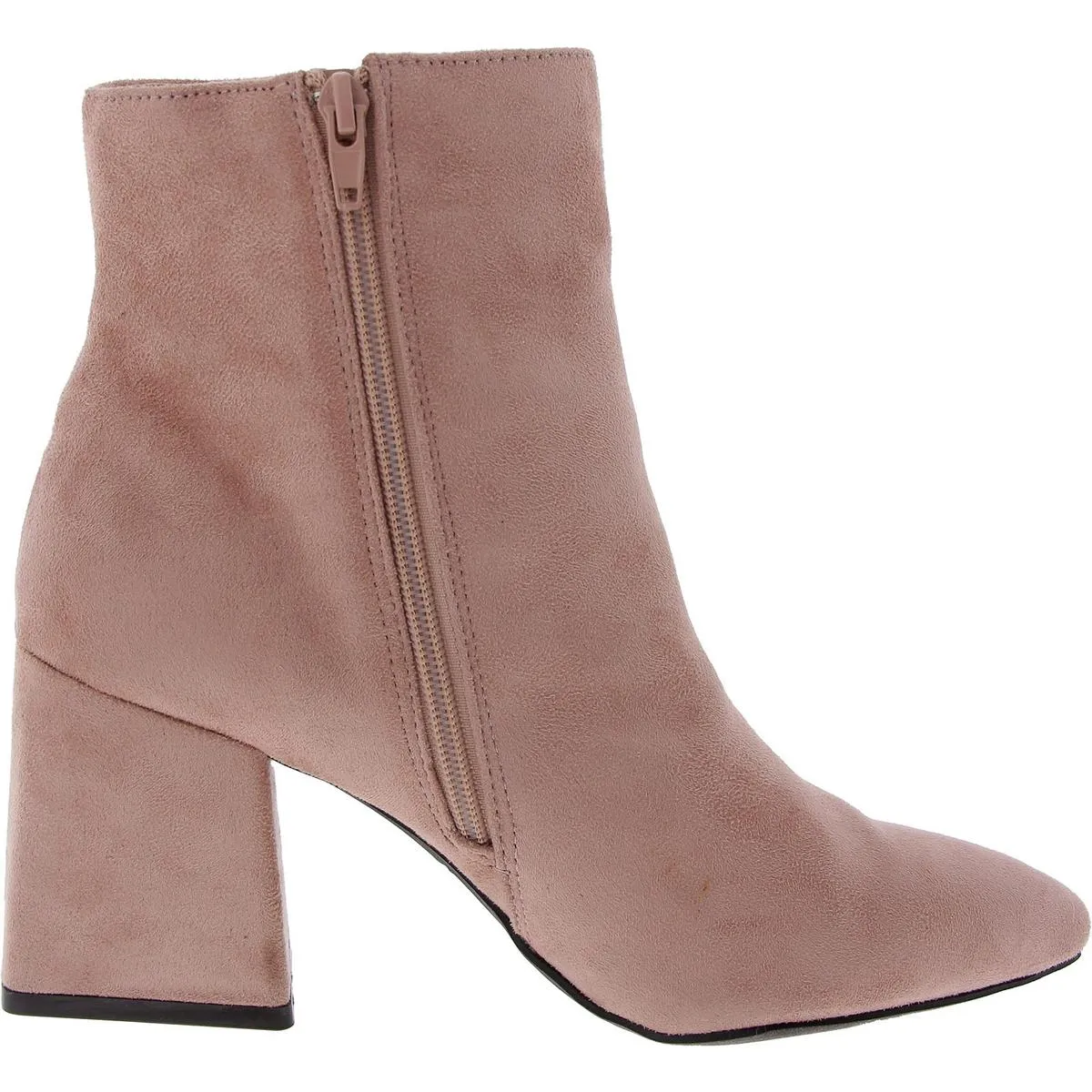 Womens Zipper Patent Leather Ankle Boots