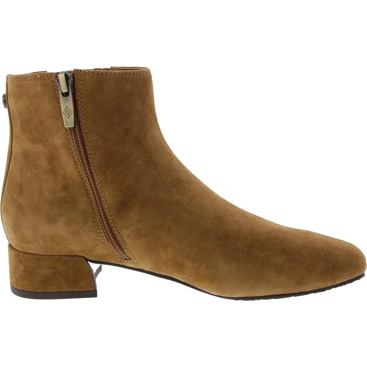 Womens Zipper Suede Chelsea Boots