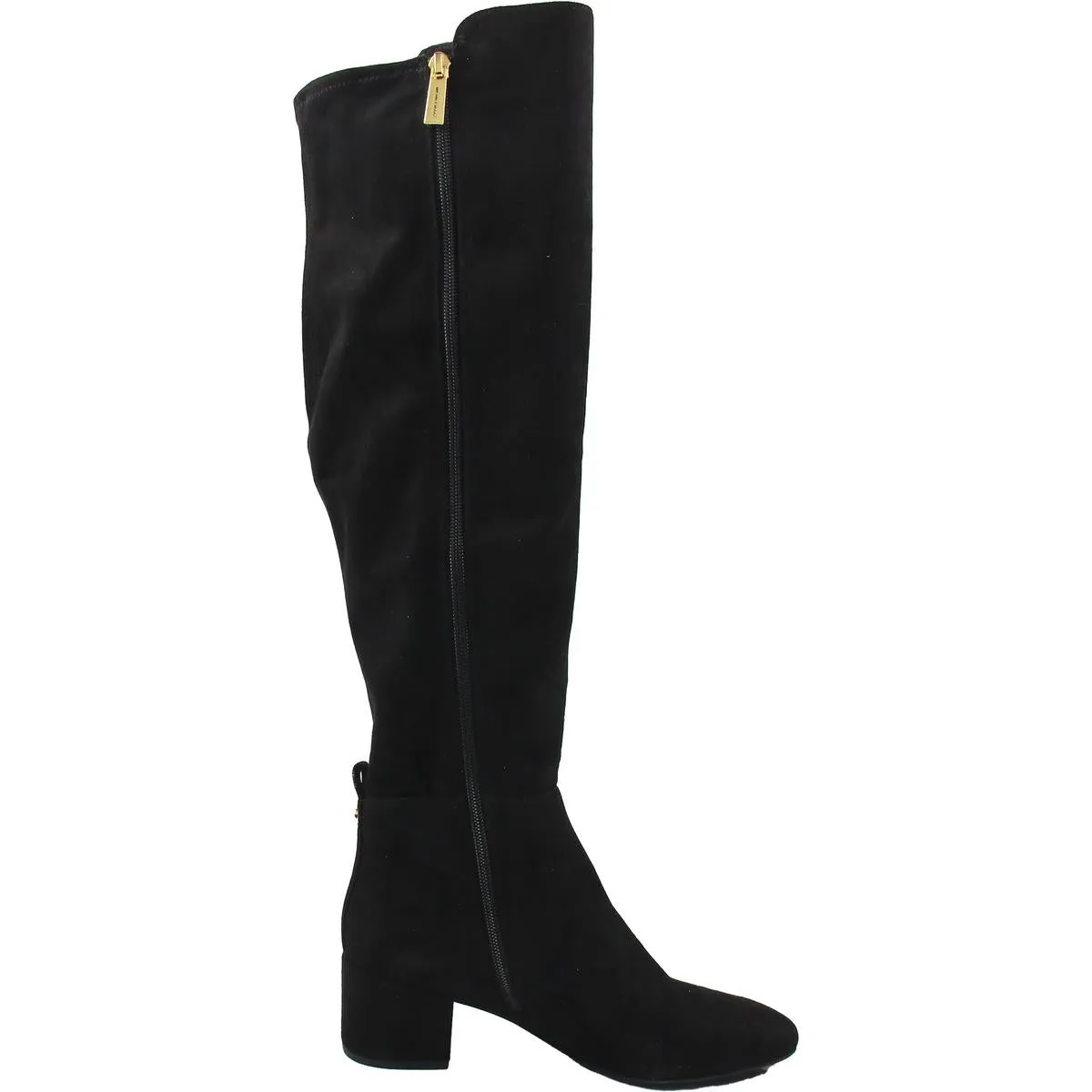 Womens Zipper Suede Over-The-Knee Boots