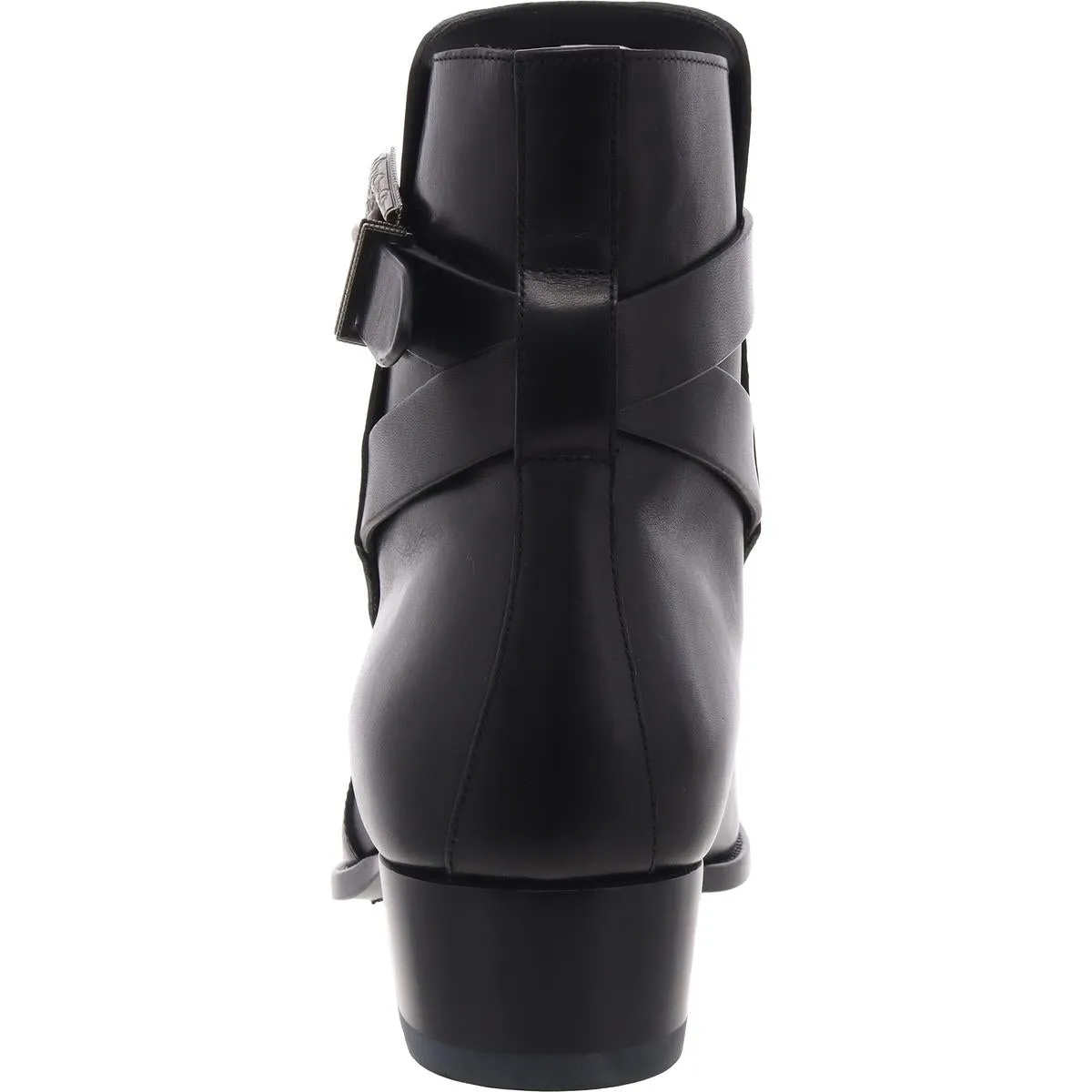 Wyatt Western Buckle Mens Buckle Leather Cowboy, Western Boots