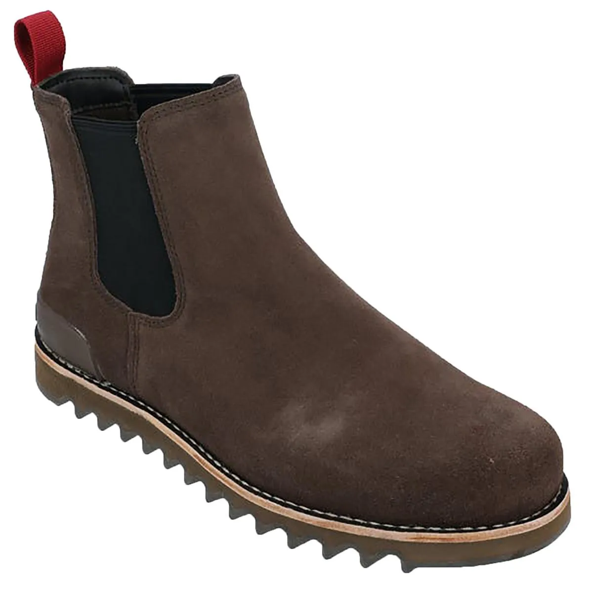 YELLOSTONE Mens Laceless Leather Chelsea Boots