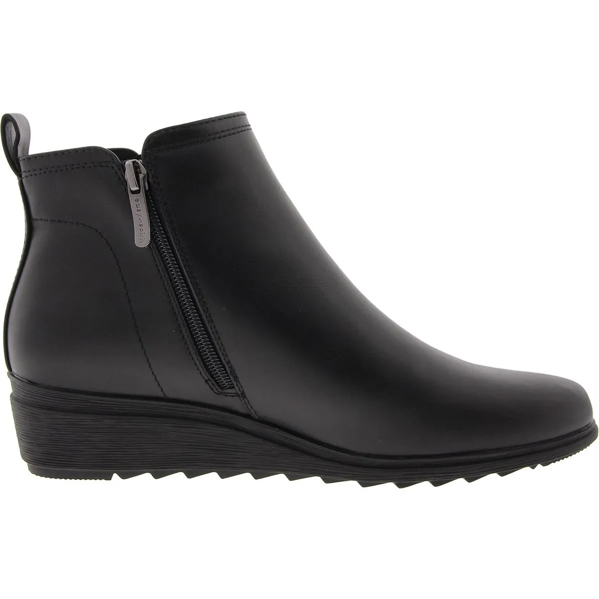 Yuna 3 Womens Zipper Faux Leather Booties
