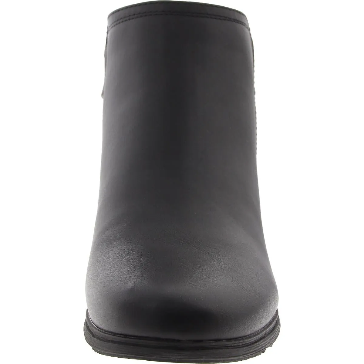 Yuna 3 Womens Zipper Faux Leather Booties