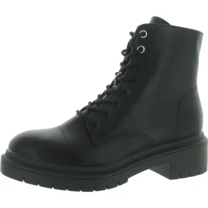 Zahara Womens Zip Up Lug Sole Combat & Lace-Up Boots