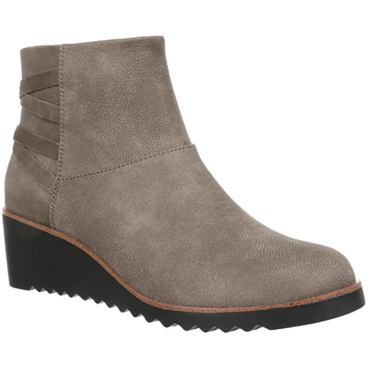 Zariah Womens Zip Up Slip On Booties