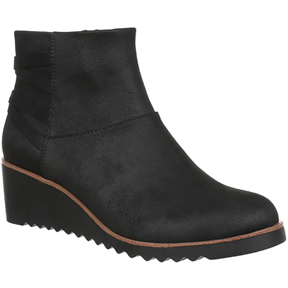 Zariah Womens Zip Up Slip On Booties