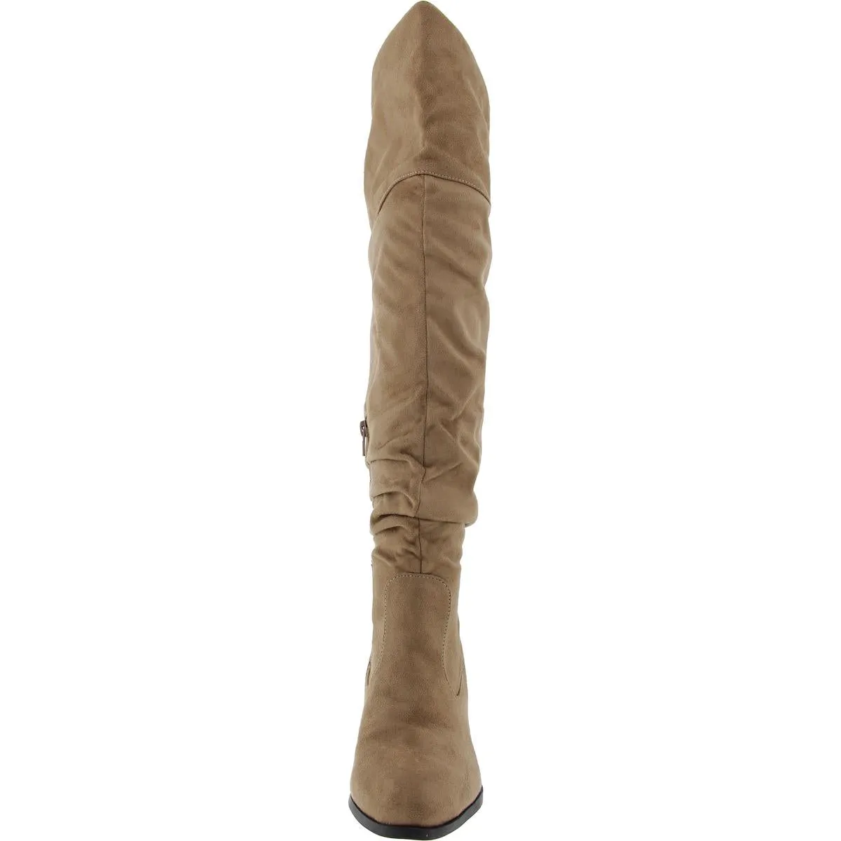Zivia Womens Slouchy Faux Suede Knee-High Boots